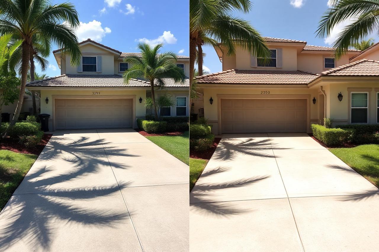Driveway, Concrete & Walkway Cleaning